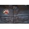 Eagle Eye Iron on Patch shown on leather vest