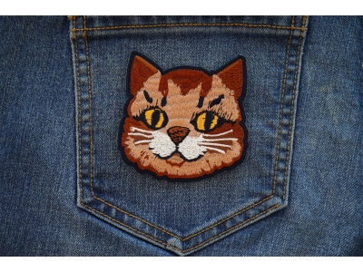 Mister Cat Iron on Patch