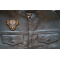Buffalo Iron on Patch shown on leather vest