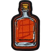 Whiskey Bottle Iron on Patch