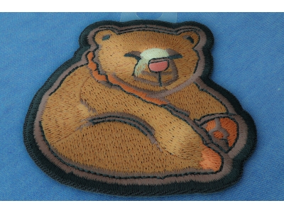 Funny Bear Iron on Patch