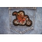 Monkey Biker Patch shown on jeans
