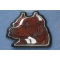 Handsome Pitbull Patch diagonal view
