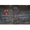 Handsome Pitbull Patch shown on leather vest