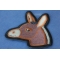 Baby Donkey Iron on Patch diagonal view