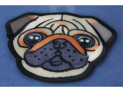Sweet Pug Iron on Patch