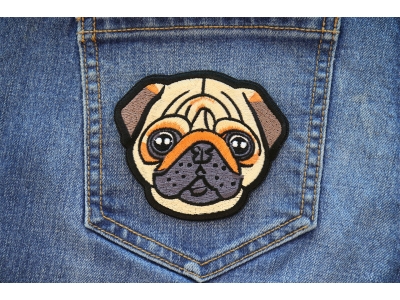 Sweet Pug Iron on Patch