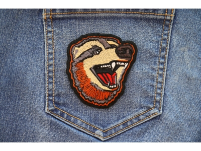 Funny Hyena Iron on Patch