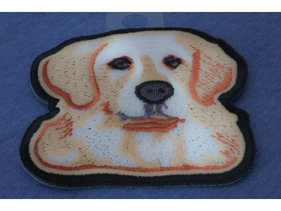 Golden Retriever Dog Iron on Patch