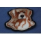 Handsome Retriever Dog Iron on Patch diagonal view