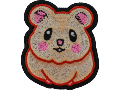 Cute Hamster Iron on Patch