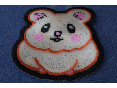 Cute Hamster Iron on Patch