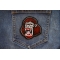 Vicious Ape Iron on Patch shown on jeans