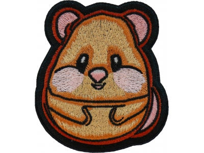 Hamster Iron on Patch