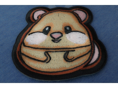 Hamster Iron on Patch