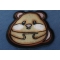 Hamster Iron on Patch diagonal view