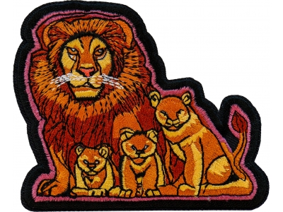 Lion and Cubs Patch