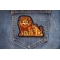Lion and Cubs Patch shown on jeans