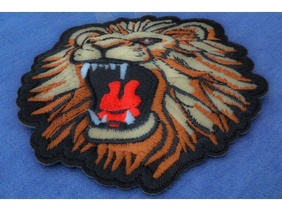 Roaring Lion Iron on Patch