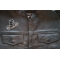 Motorcycle Jacket/Vest Embroidered Biker Patch - Biker Wheeley Patch shown on leather vest