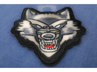 Mean Wolf Iron on Patch