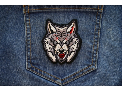 Snarling Wolf Iron on Patch