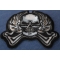 Metal Skull Patch diagonal view
