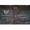 Motorcycle Jacket/Vest Embroidered Biker Patch - Butterfly Biker Patch shown on leather vest