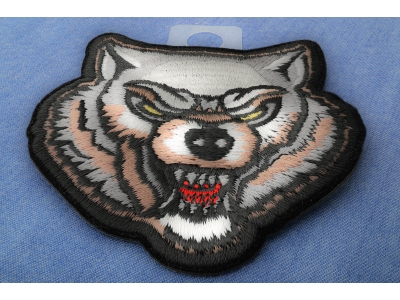 Scary Wolf Iron on Patch