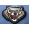 Scary Wolf Iron on Patch diagonal view