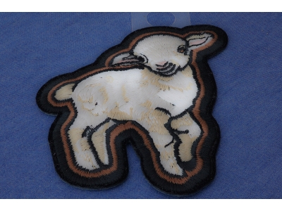 Baby Lamb Iron on Patch