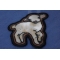 Baby Lamb Iron on Patch diagonal view