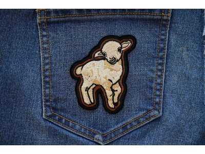 Baby Lamb Iron on Patch