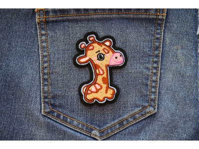 Giraffe Iron on Patch