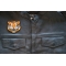 Tiger Iron on Patch shown on leather vest