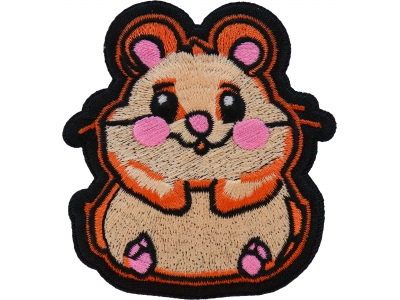 Cute Hamster Iron on Patch
