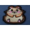 Cute Hamster Iron on Patch diagonal view