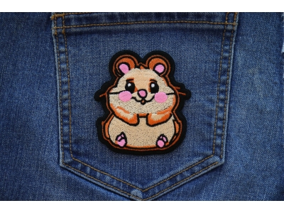 Cute Hamster Iron on Patch