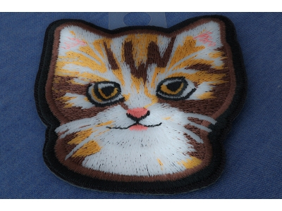 Sweet Kitty Cat Iron on Patch