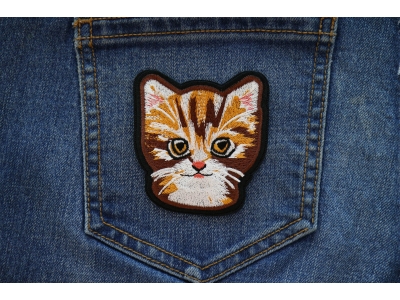 Sweet Kitty Cat Iron on Patch