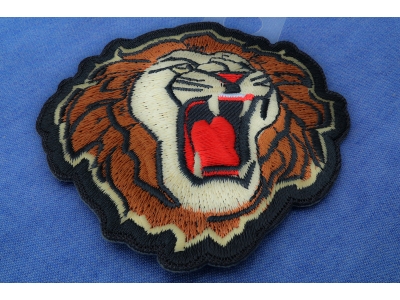 Male Lion Iron on Patch