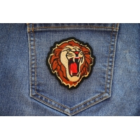 Male Lion Iron on Patch Male Lion Iron on Patch