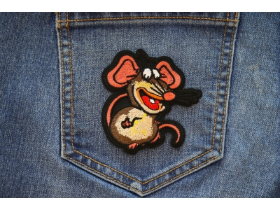 Dirty Rat Iron on Patch