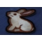 Sweet Rabbit Iron on Patch diagonal view