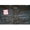 Fat Pig Iron on Patch shown on leather vest