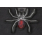 Arachnid Spider Iron on Patch diagonal view