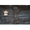Awesome GOAT Iron on Patch shown on leather vest