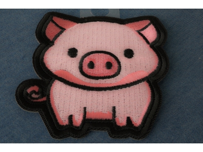 Little Piggy Iron on Patch