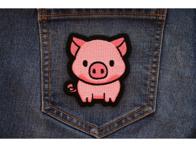 Little Piggy Iron on Patch