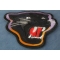Jaguar Iron on Patch diagonal view